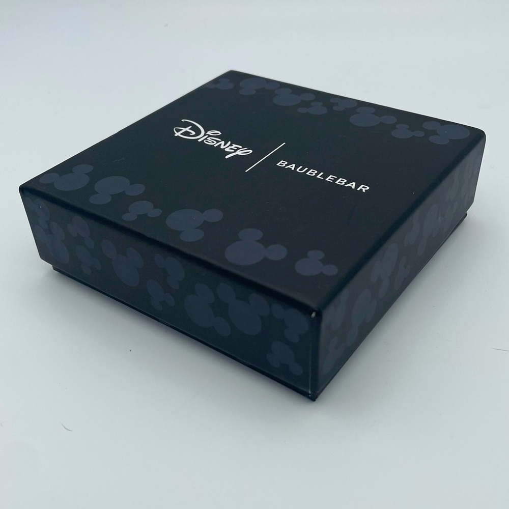 Disney/ Baublebar Mickey Mouse Spider Web Ears Post Earrings NWT - Picture 2 of 3